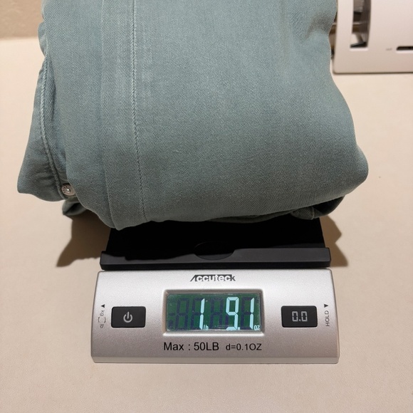 Paige Men Straight Leg Federal Pants Sz 40x30 VTG Rain Water Stretch Casual Pant - Picture 13 of 13